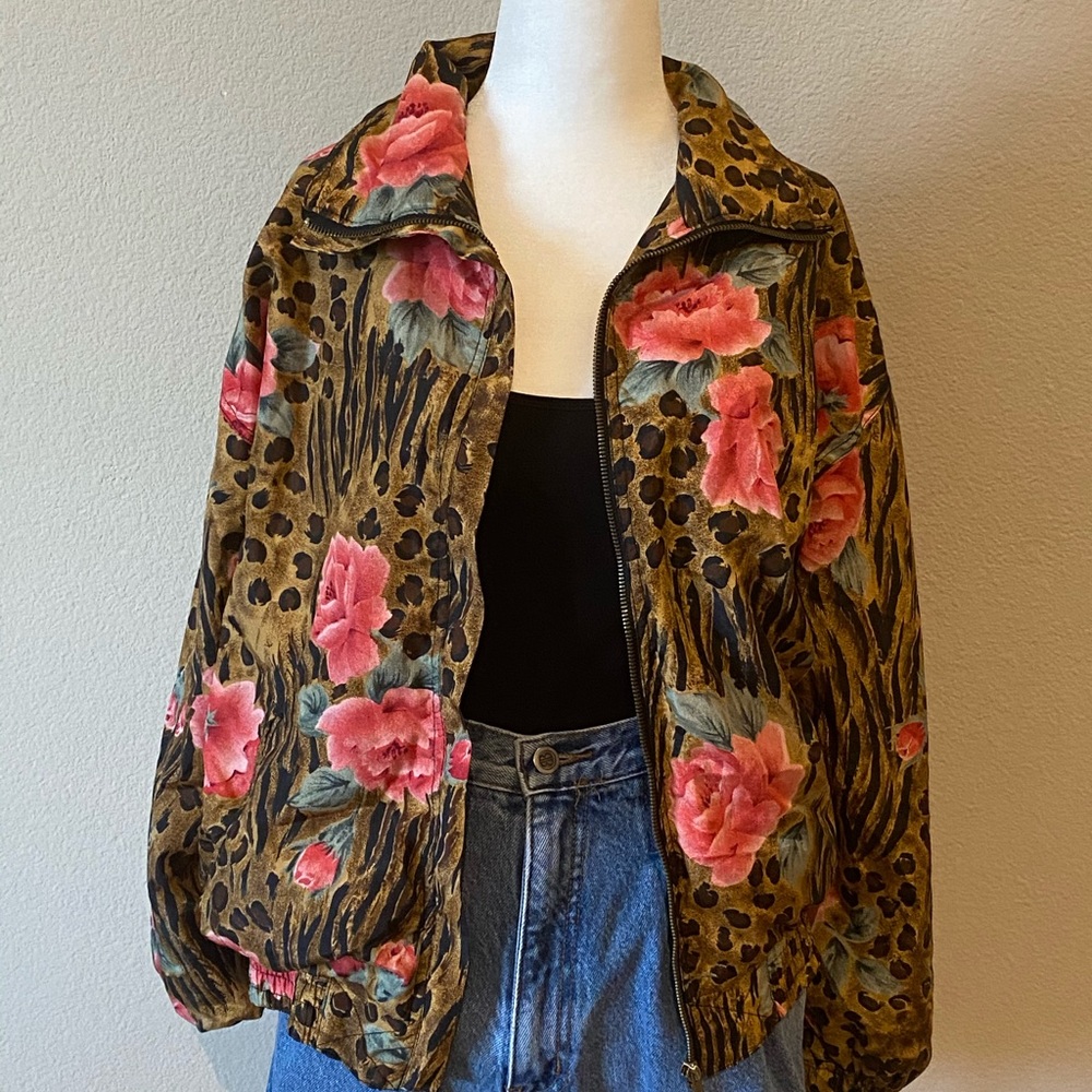 Vintage mixed print 90s Windbreaker